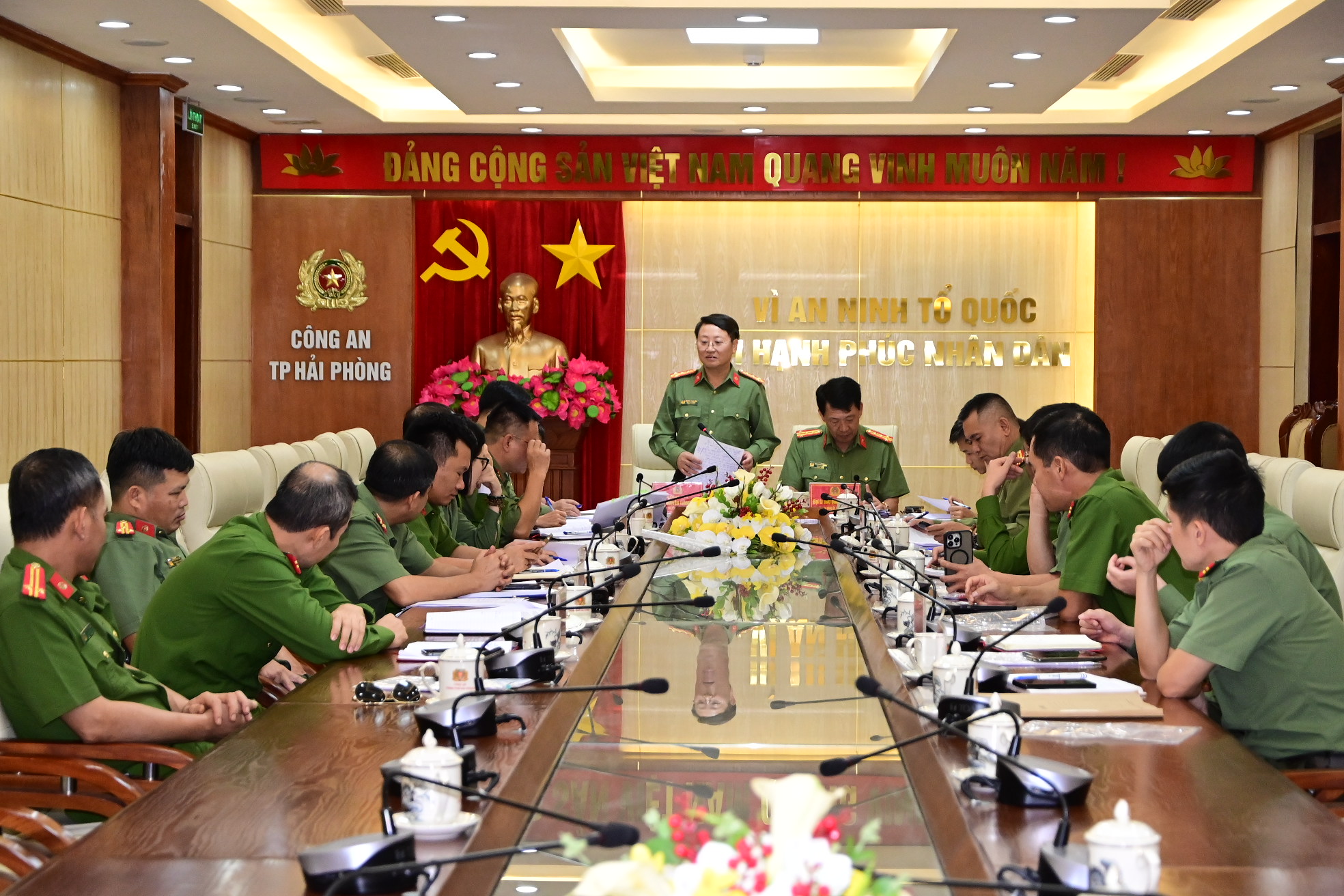 Đoàn công tác Bộ Công an đánh giá thực hiện Chương trình nâng cao chất lượng, hiệu quả thực hiện tiêu chí ANTT trong xây dựng nông thôn mới năm 2023